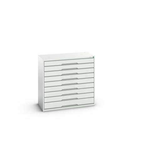 16925257-16 Bott 9 Cabinet, Steel, 1000mm x 1050mm x 550mm, Light Grey