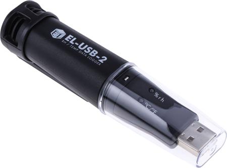 EL-USB-2 Lascar  Dew Point, Humidity, Temperature Data Logger, USB, Battery Powered, IP67