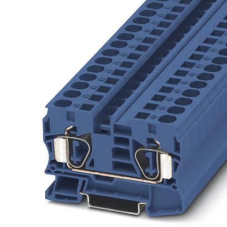 3036123 Phoenix Contact  ST 10 BU Series Blue, 1.5 → 16mm², Single-Level, Spring Clamp Termination