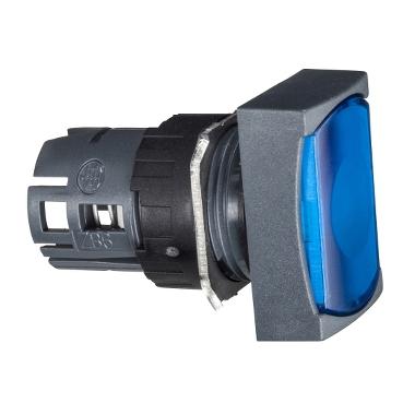 ZB6DW6 Schneider Electric Harmony XB6 Series Blue Illuminated Spring Return Push Button Head, 16mm Cutout, IP65