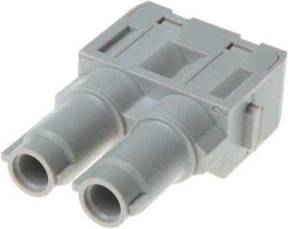 09140022742 HARTING Heavy Duty Power Connector Module, 70A, Female, Han-Modular Series, 2 Contacts