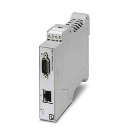 1105707 Phoenix Contact Serial Device Server, 1 Ethernet Port, 1 Serial Port, RS232, RS422, RS485 Interface
