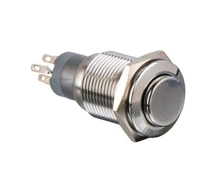 MP0045/3D0NN000 Bulgin Push Button Switch, Momentary, Panel Mount, 16.2mm Cutout, DPDT, 50V