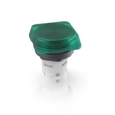 1.65.124.001/1505 RAFI Green Push Button LED for Use with Push Buttons
