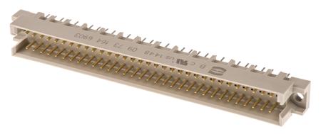 09731646903 HARTING 64 Way 2.54mm Pitch, Type R Class C2, 2 Row, Straight DIN 41612 Connector, Plug