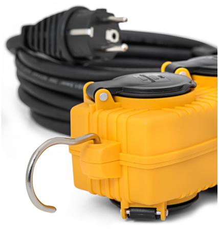 1151781 brennenstuhl 10m 4 Socket Type E - French Extension Lead, 230 V, IP44