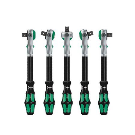 05160785001 Wera 05160785050, 43 Pieces Ratchet Socket Set 1/2 in, 1/4 in Square Drive