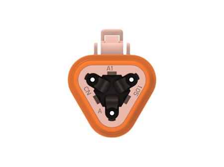 DT06-3S-TE09 TE Connectivity, DT06-3S Automotive Connector Socket Brown Cable 3 Way, Cable Termination