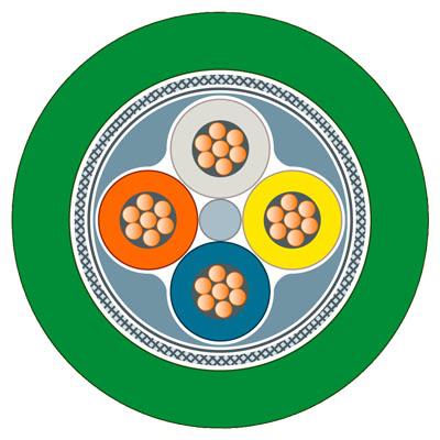 6XV1870-2B Siemens 20m Green Cat5 Ethernet Cable Assembly