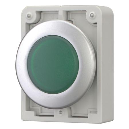 183283-M30C-FL-G Eaton Green Pilot Light, 30mm Cutout M30 Series