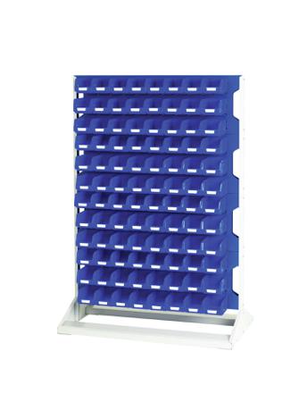 16917220.11V Bott Steel Louvre Panel Storage Unit, 550mm x 1000mm x 1450mm, Blue