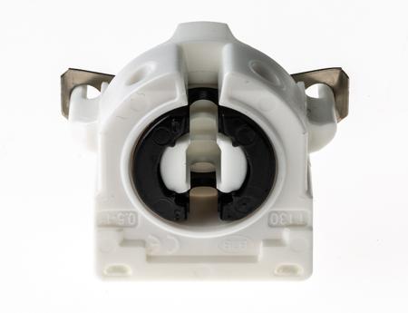 26-422-1113-50 BJB 660 W 2 pin PC, G13 Base, Fluorescent Lampholder T8/T12 Snap-Fit Fixing Push-Wire