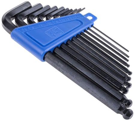 537-782 RS Pro L Shape Long Arm Hex Key Set 10 pieces Chrome Vanadium Steel