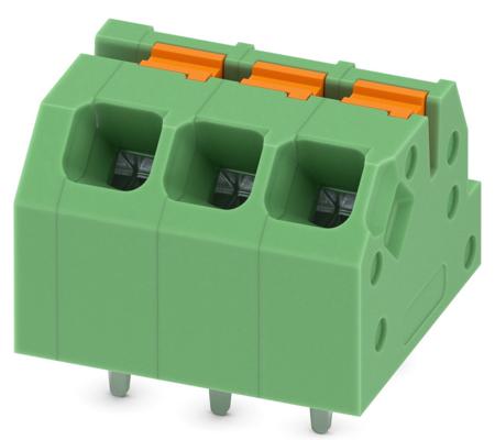 1861946 Phoenix Contact SPTAF 1/ 3-3.5-IL Series PCB Terminal Block, 3-Contact, 3.5mm Pitch, Through Hole Mount, 1-Row, Screw