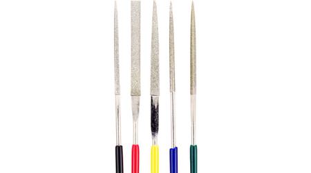 RND-550-00308 RND 100mm, Standard, Diamond Needle File With Soft-Grip Handle