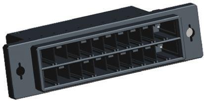1-179555-8 TE Connectivity Dynamic 3000, 5.08mm Pitch, 20 Way, 2 Row Female Connector Housing