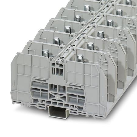 1030161 Phoenix Contact RBO 10-WD Series Grey Terminal Block, 150mm², 1-Level, Bolt Termination