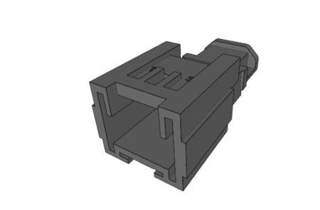 988221031 Molex, 98822 Polybutylene Terephthalate null Male 3 Way Connector Housing for use with Automotive Connector