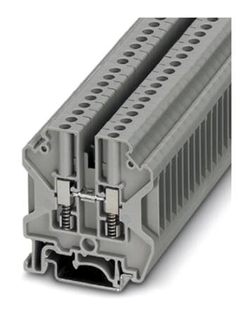 3070338 Phoenix Contact  USST 4 Series Grey, Single-Level, Screw Termination
