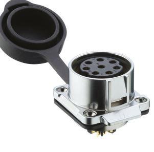0274 08 Lumberg Circular Connector, 8 Contacts, Cable, Plug, Female, IP67, 02 Series