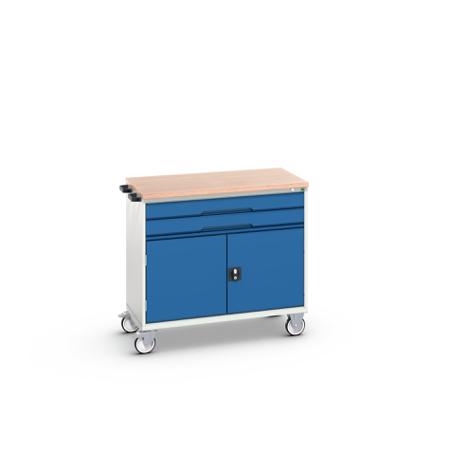 16927060-11 Bott 2 Door, 2 Drawer Sheet Steel Floor Standing Cabinet, 1050 x 600 x 980mm