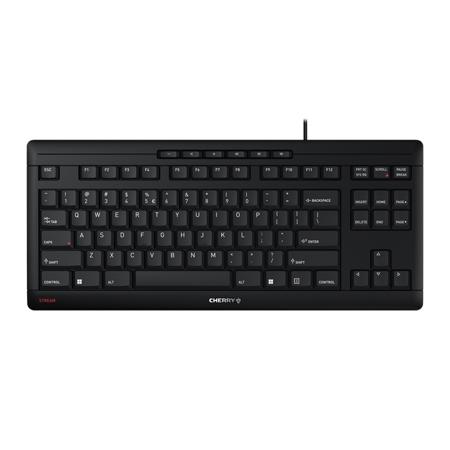 JK-8600EU-2 Cherry CHERRY STREAM KEYBOARD Wired USB Keyboard, Qwerty EU, Black