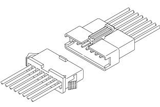 SMP-05V-NC JST SMP, 2.5mm Pitch, 5 Way, 1 Row Female Connector Housing