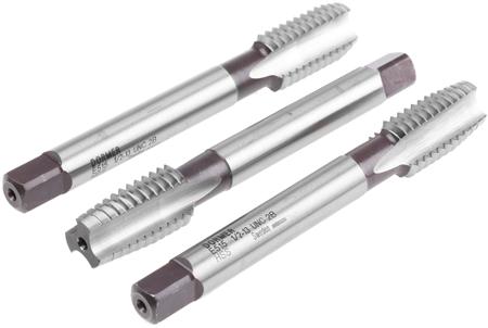 E515 1/2 X 13 SET Dormer Tap Set HSS 3-Piece UNC Standard Hand Tap 1/2-13 UNC Thread