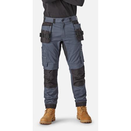 DK0A4XSWC661 Dickies Universal FLEX Men's Grey Polyester, Elastane, Cotton, Size 32R