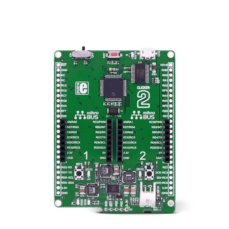 MIKROE-2584 MikroElektronika Clicker 2 for PIC18FK MCU Add On Board