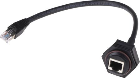1300550013 Molex ENSP3F5 Series Female, Male RJ45 Connector, Panel Mount, F/UTP Shield Straight 8 -Way