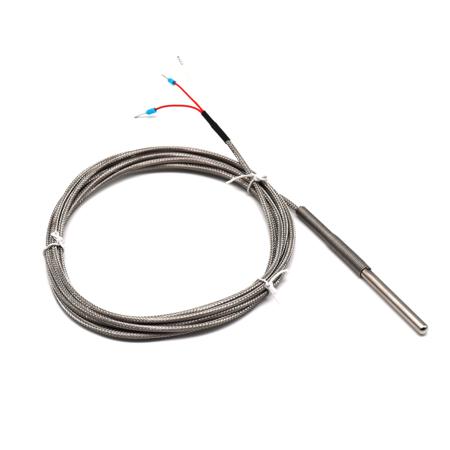 SL100SV1-1M Prosensor PT100 Temperature Probe, 6mm Dia, 100mm Long, 3 Wire, Class A +450°C Max