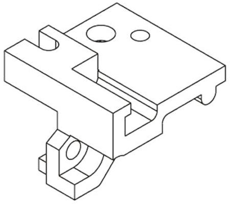 09069019925 HARTING, 09 06 Fixing Bracket for use with DIN 41612 Connector