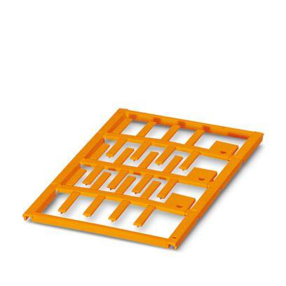 0824079 Phoenix Contact UC-WMT Insert Cable Marker, Orange, Pre-printed "Unlabeled", 0.6 → 22mm Cable, for Conductors,