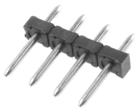 1945119 Phoenix Contact, 3.5mm Pitch, PST 1.0/ 4-3.5, 4 Way, , Pluggable Terminal Block, Pin Header, Through Hole, Solder