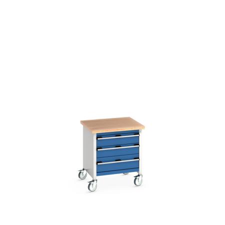 41002091-11V Bott 41002091.11V Portable Sheet Steel Workbench, 840mm x 750mm x 750mm