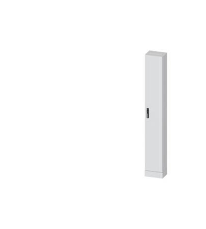 8GK1332-8KA12 Siemens ALPHA 630 Series Steel Single-Door-Door Floor Standing Enclosure, Plain Door Door, IP44, 1950 x 300 x 210mm
