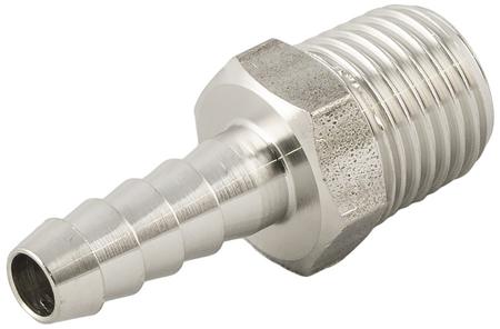 176-2204 RS PRO Hose Connector Hose Tail Adaptor 1/4in 10mm ID, 14 MPa, 140 bar