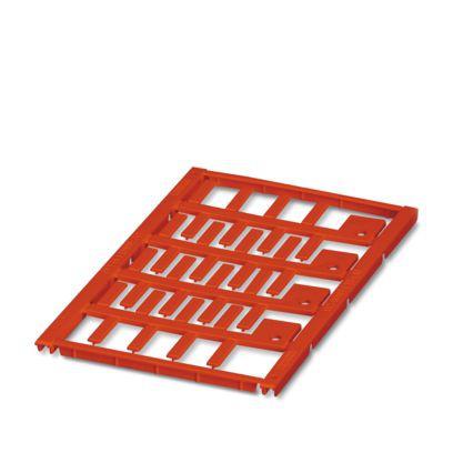0821043 Phoenix Contact UC-WMT Insert Cable Marker, Red, Pre-printed "Unlabeled", 0.6 → 46mm Cable, for Conductor And
