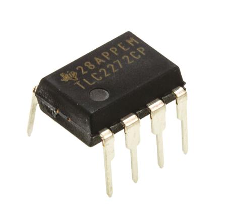 TLC2272CP Texas Instruments, Operational Amplifier, 2.2 MHz, 8-Pin 8 V PDIP