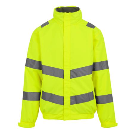 TRW457-200-95 Regatta Professional TRW457 Yellow Unisex Hi Vis Jacket, XXXL