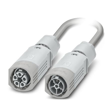 1526887 Phoenix Contact Straight Male 3 way Push-Pull Power to Straight Female Push-Pull Power Cable, 500mm