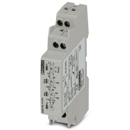2903523 Phoenix Contact Voltage Monitoring Relay, 1 Phase, SPDT