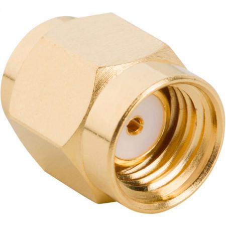 132360RP Amphenol RF Plug Cable Mount SMA Connector, 50Ω, Threaded Termination, Straight Body