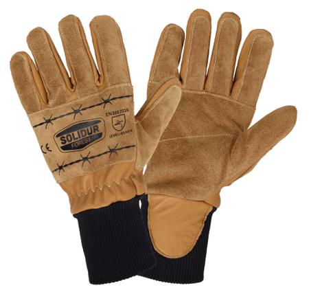 GA01-T10 Solidur GA01 Brown Cowhide Gloves, Size 10