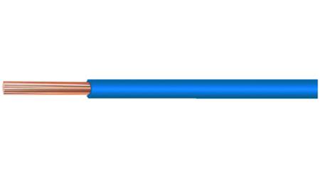 RADOX-155-0-75-MM2-BLUE Huber+Suhner RADOX 155 Series Blue 0.75 Hook Up Wire, 18 AWG, 100m, Cross Linked Polyolefin Insulation, RADOX 155 0.75