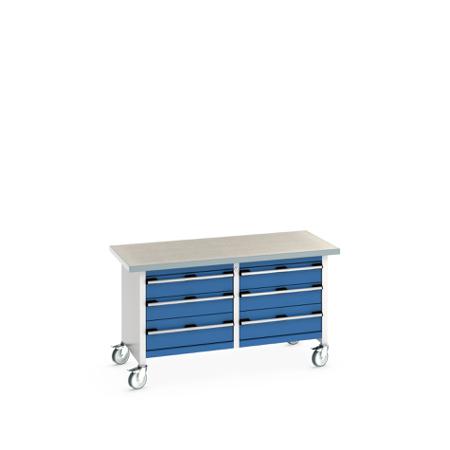 41002108-11V Bott 41002108.11V Portable Sheet Steel Workbench, 840mm x 750mm x 1500mm