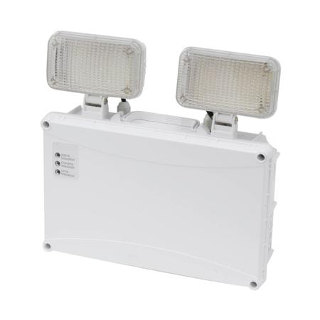 4L5-6001 4lite UK LED Emergency Lighting, Twin Spot, 3.5 W, Non Maintained