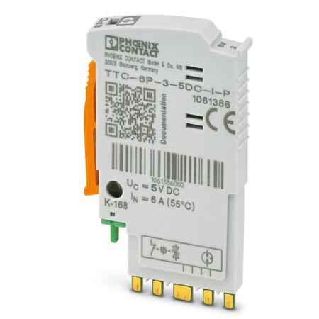 1061386 Phoenix Contact Surge Protector, DIN Rail Mount