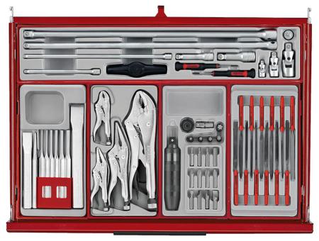 TKS26R1034T Teng Tools 3 Piece Electricians Tool Kit Tool Kit with Trolley